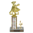 Custom Dance Couple Trophy - Type L Series 3628