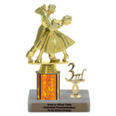 Custom Dance Couple Trophy - Type L Series 3628