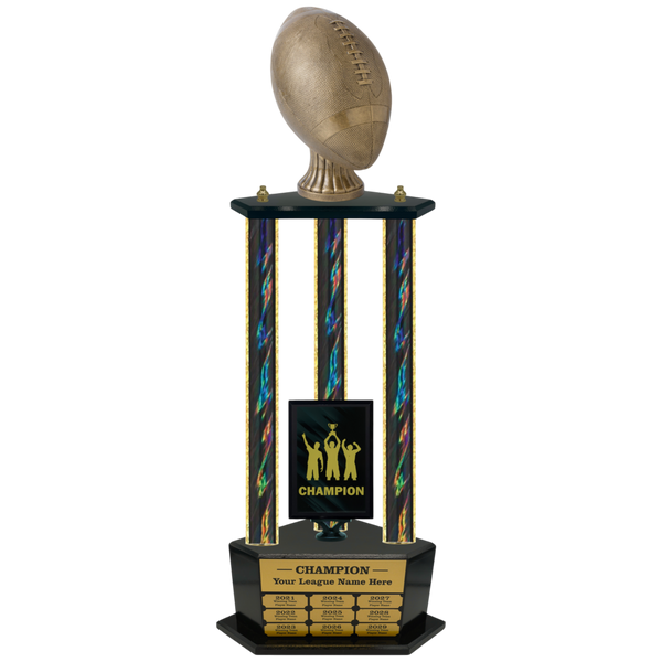 Premium Custom Perpetual Football Trophy - Type 3P003/P38B Series 3RA703AG