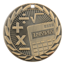 FE Iron Series Math Themed Medal