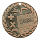 FE Iron Series Math Themed Medal