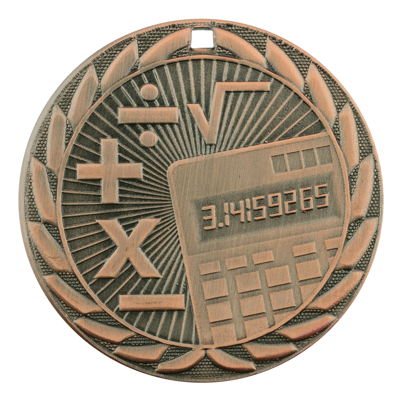 FE Iron Series Math Themed Medal