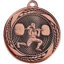2MS4 Laurel Nobilis Series Weightlifting Themed Medal