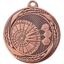 2MS4 Laurel Nobilis Series Darts Themed Medal