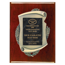 2E45 Framed Series Black Marble to Gold Laser Plaque