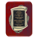 2E45 Framed Series Black Marble to Gold Laser Plaque