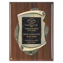 2E45 Framed Series Black Marble to Gold Laser Plaque