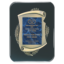 2E45 Framed Series Blue Marble to Gold Laser Plaque