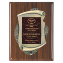 2E45 Framed Series Burgundy Marble to Gold Laser Plaque