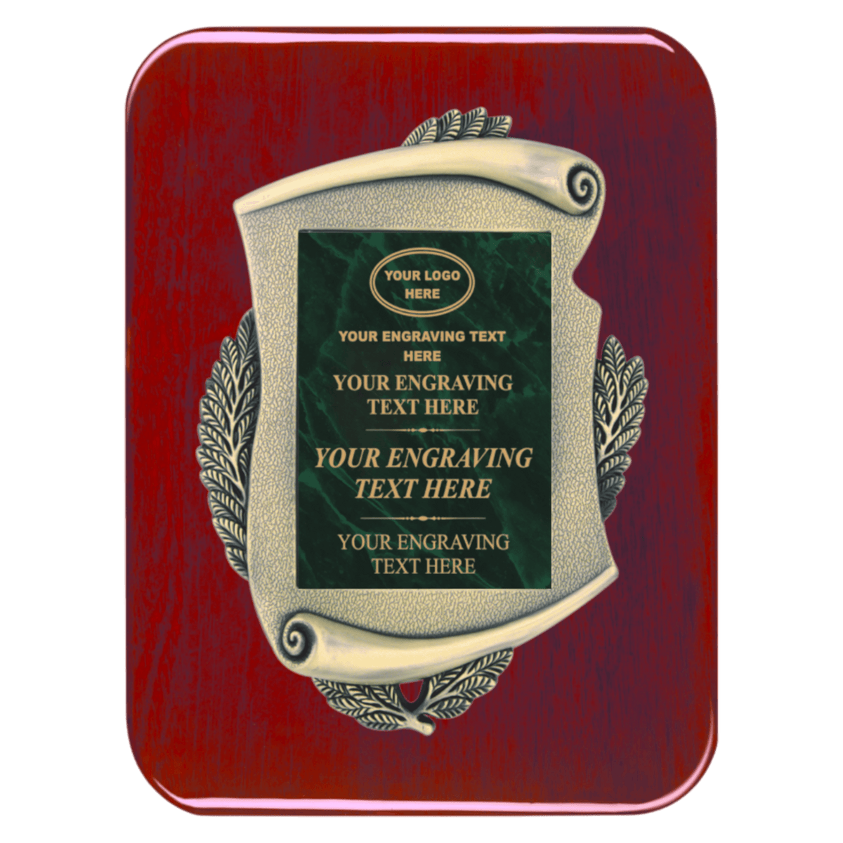 『野茂英雄 COLLECTOR'S PLAQUE』 2E45 Framed Series Green Marble Gold Laser Plaque - Green Marble