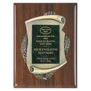 2E45 Framed Series Green Marble to Gold Laser Plaque