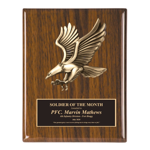 Series 2PC50 Premium Eagle Casting Plaque Award