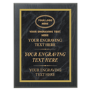 MPL Series Black Marble to Gold Laser Plaque