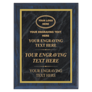 MPL Series Black Marble to Gold Laser Plaque