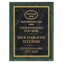 MPL Series Black Marble to Gold Laser Plaque