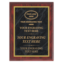 MPL Series Black Marble to Gold Laser Plaque