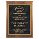 MPL Series Black Marble to Gold Laser Plaque