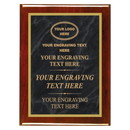 MPL Series Black Marble to Gold Laser Plaque