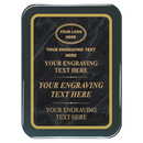 MPL Series Black Marble to Gold Laser Plaque