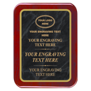 MPL Series Black Marble to Gold Laser Plaque