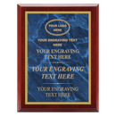 MPL Series Blue Marble to Gold Laser Plaque