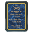 MPL Series Blue Marble to Gold Laser Plaque