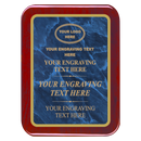 MPL Series Blue Marble to Gold Laser Plaque