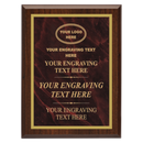 MPL Series Burgundy Marble to Gold Laser Plaque