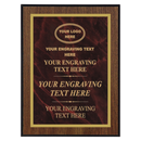 MPL Series Burgundy Marble to Gold Laser Plaque