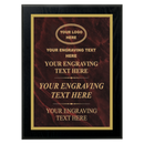 MPL Series Burgundy Marble to Gold Laser Plaque