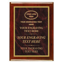 MPL Series Burgundy Marble to Gold Laser Plaque