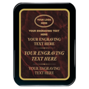MPL Series Burgundy Marble to Gold Laser Plaque