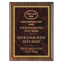 MPL Series Burgundy Marble to Gold Laser Plaque