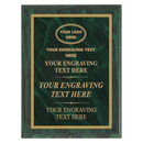 MPL Series Green Marble to Gold Laser Plaque