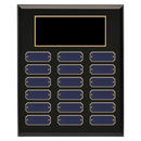 18 Update 10.5" x 13" Perpetual Plaque - Series 18-10-A-BBG