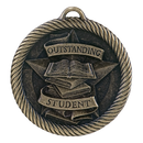 3VM Rope Wreath Series Outstanding Student Academic Themed Medal