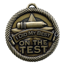 3VM Rope Wreath Series Did My Best Academic Themed Medal