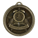 3VM Rope Wreath Series Perfect Attendance Themed Medal