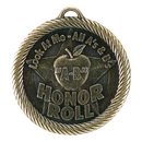 3VM Rope Wreath Series All A's and B's  Honor Roll Themed Medal