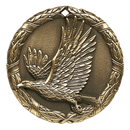 XR Wreath Series Eagle Themed Medal