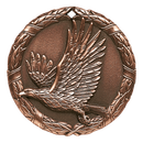 XR Wreath Series Eagle Themed Medal