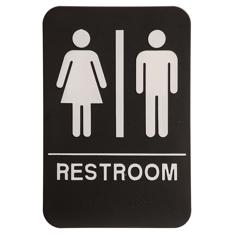 ADA Compliant Restroom Signs - Anderson Trophy Co.