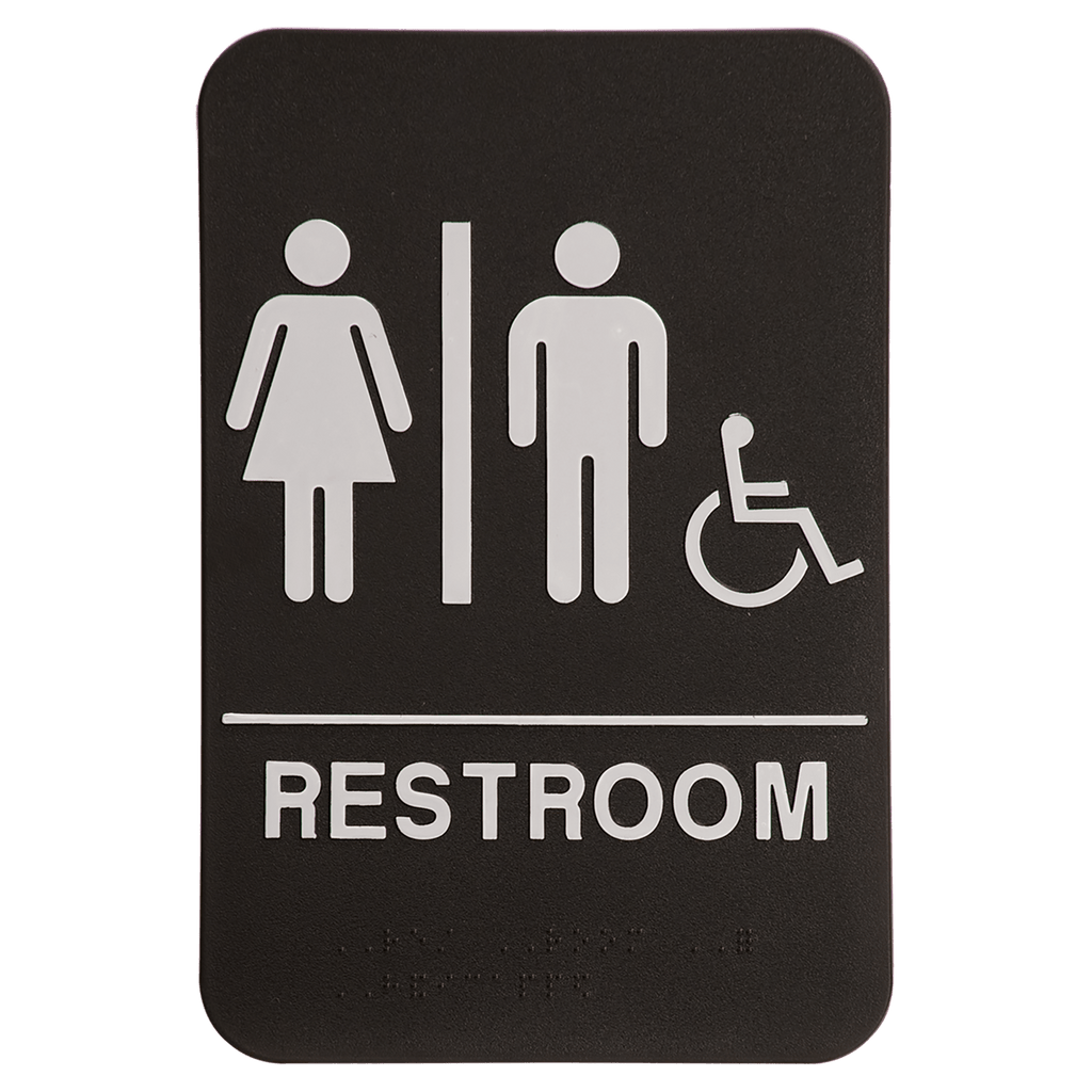 Standard Issue ADA Compliant Restroom Signs - ADA restroom signs ...