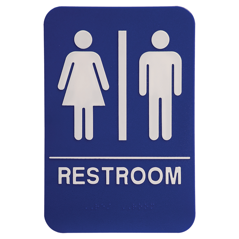 ADA Compliant Restroom Signs - Anderson Trophy Co.