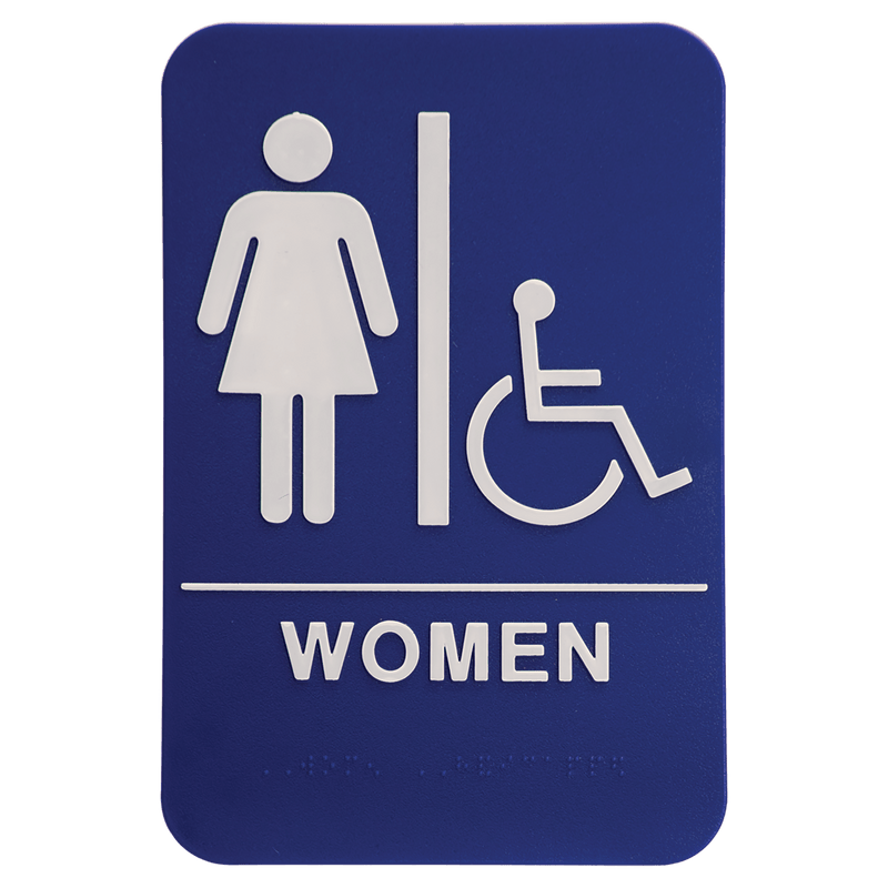 ADA Compliant Restroom Signs - Anderson Trophy Co.