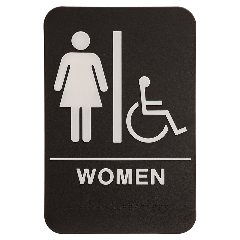 ADA Compliant Restroom Signs - Anderson Trophy Co.