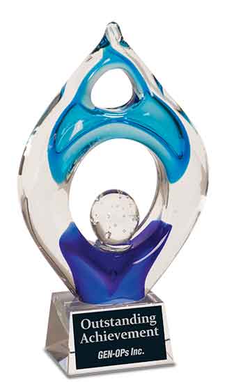 AGS02 Series Premier Glass Art Award - Anderson Trophy Co.