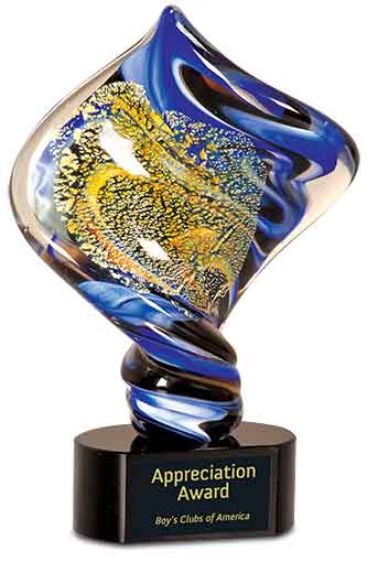 AGS13 Series Premier Glass Art Award - Anderson Trophy Co.