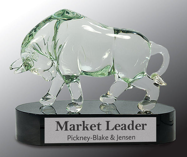 AGS20 Series Premier Bull Market Glass Art Award - Anderson Trophy Co.