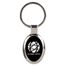 Anodized Aluminum Oval Color Inset Key Fob - Anderson Trophy Co.